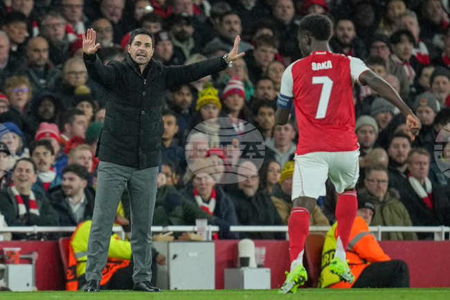 Микел Артета призова футболистите и феновете на Арсенал да бъдат като зверове срещу Брентфорд