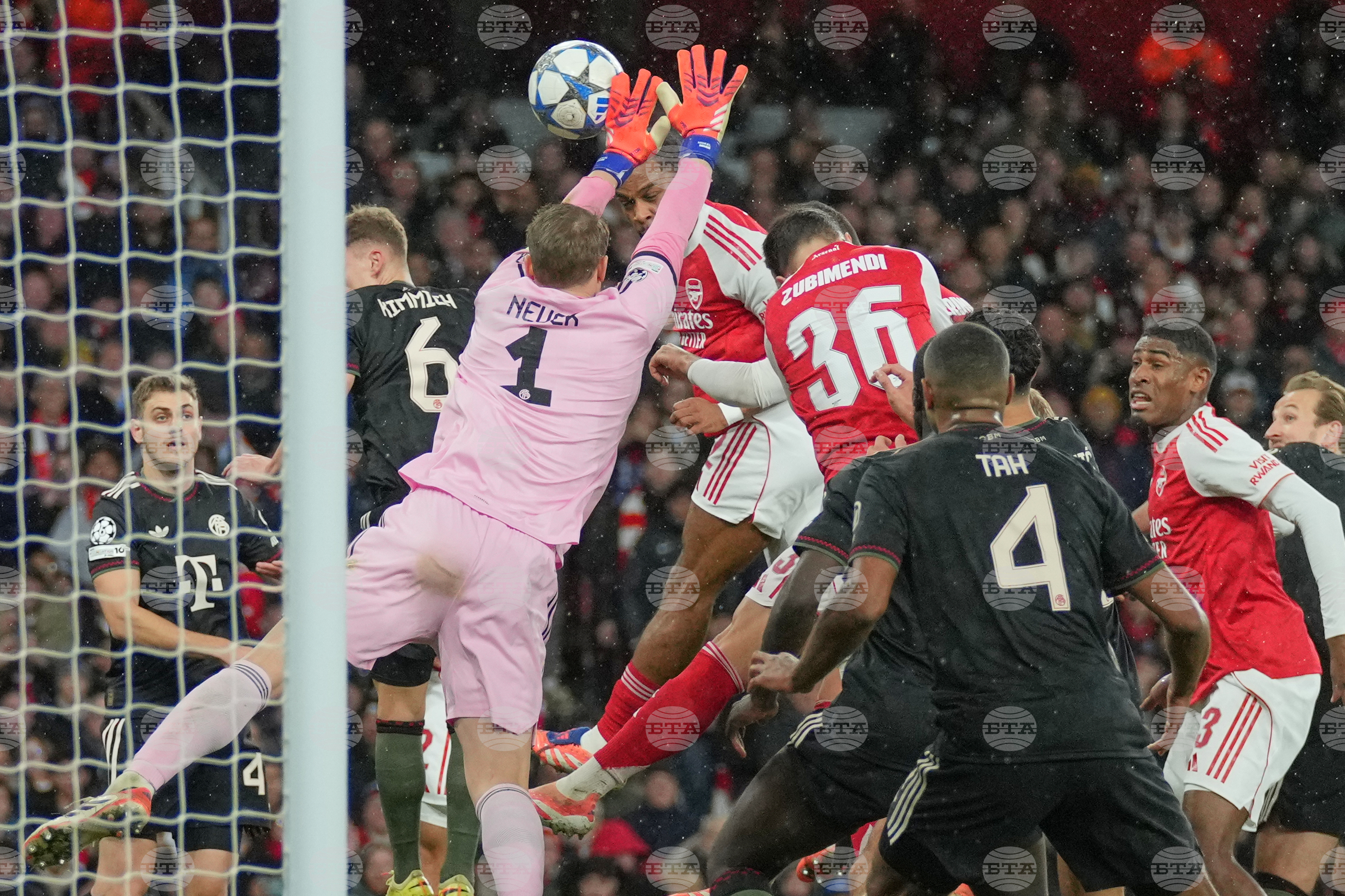 Арсенал нанесе първа загуба на Байерн Мюнхен през сезона