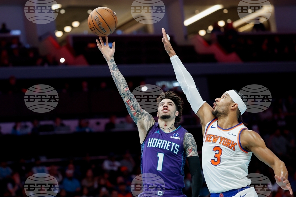 Knicks Hornets Basketball