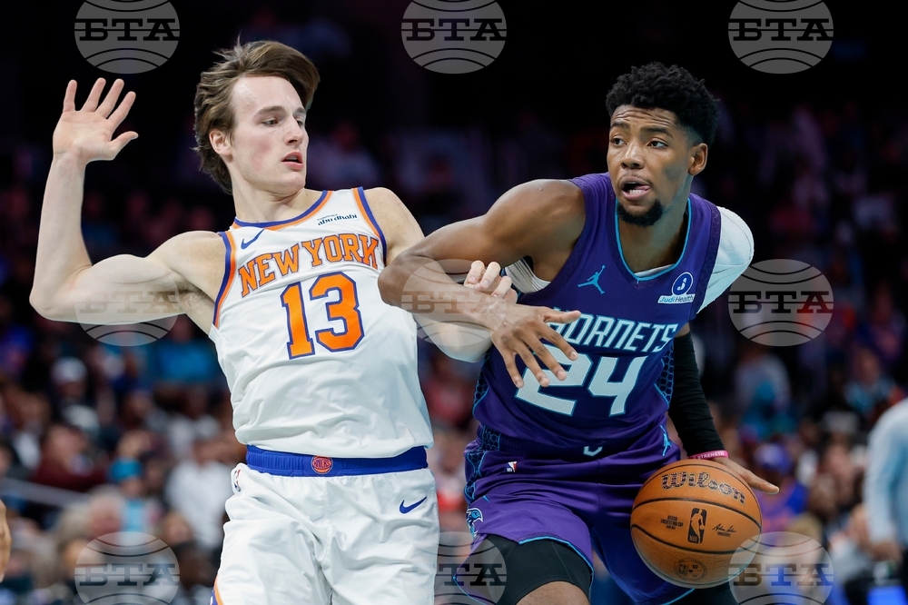 Knicks Hornets Basketball