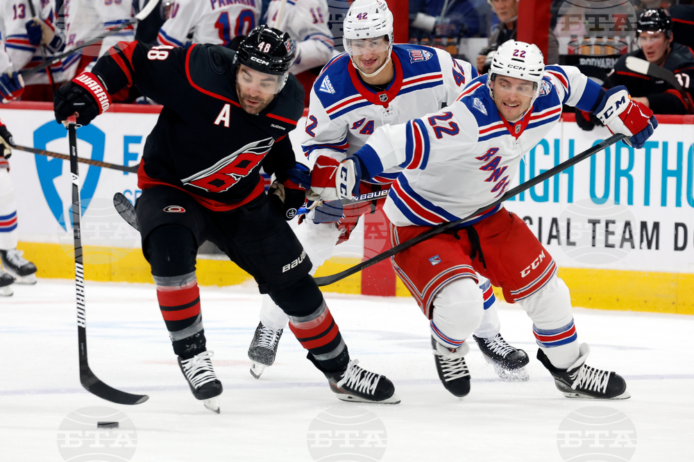 Rangers Hurricanes Hockey