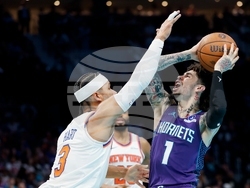 Knicks Hornets Basketball