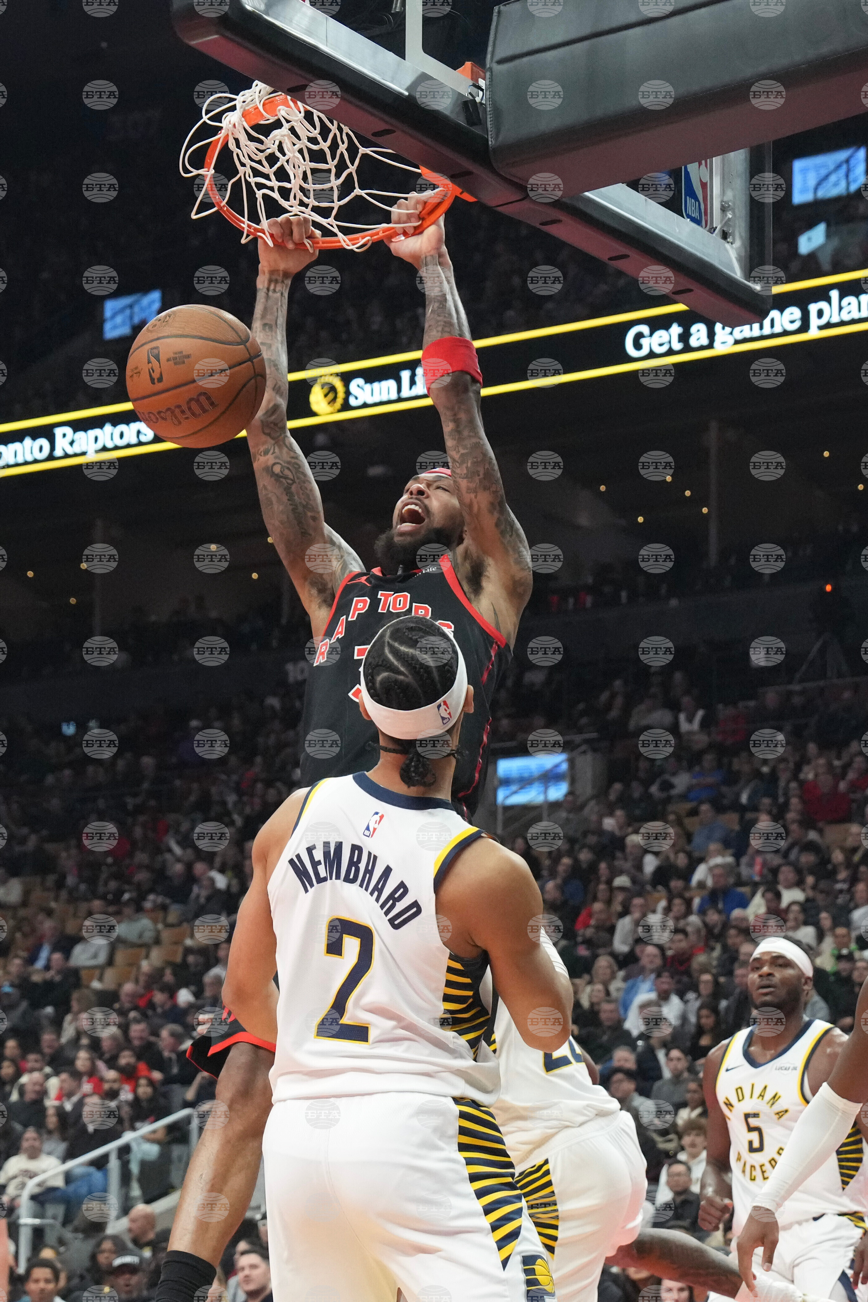 Pacers Raptors Basketball