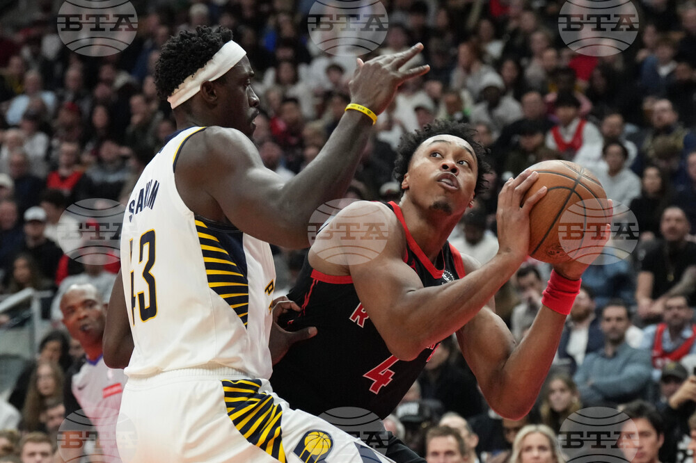 Pacers Raptors Basketball