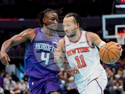 Knicks Hornets Basketball