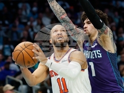 Knicks Hornets Basketball