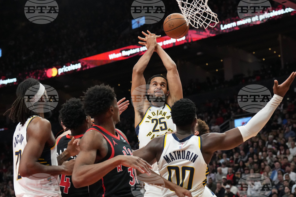 Pacers Raptors Basketball