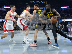 Rockets Warriors Basketball