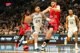 Spurs Trail Blazers Basketball