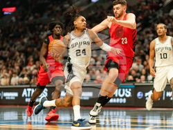 Spurs Trail Blazers Basketball