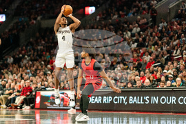 Spurs Trail Blazers Basketball
