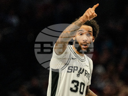 Spurs Trail Blazers Basketball