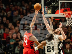 Spurs Trail Blazers Basketball