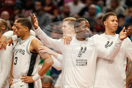 Spurs Trail Blazers Basketball