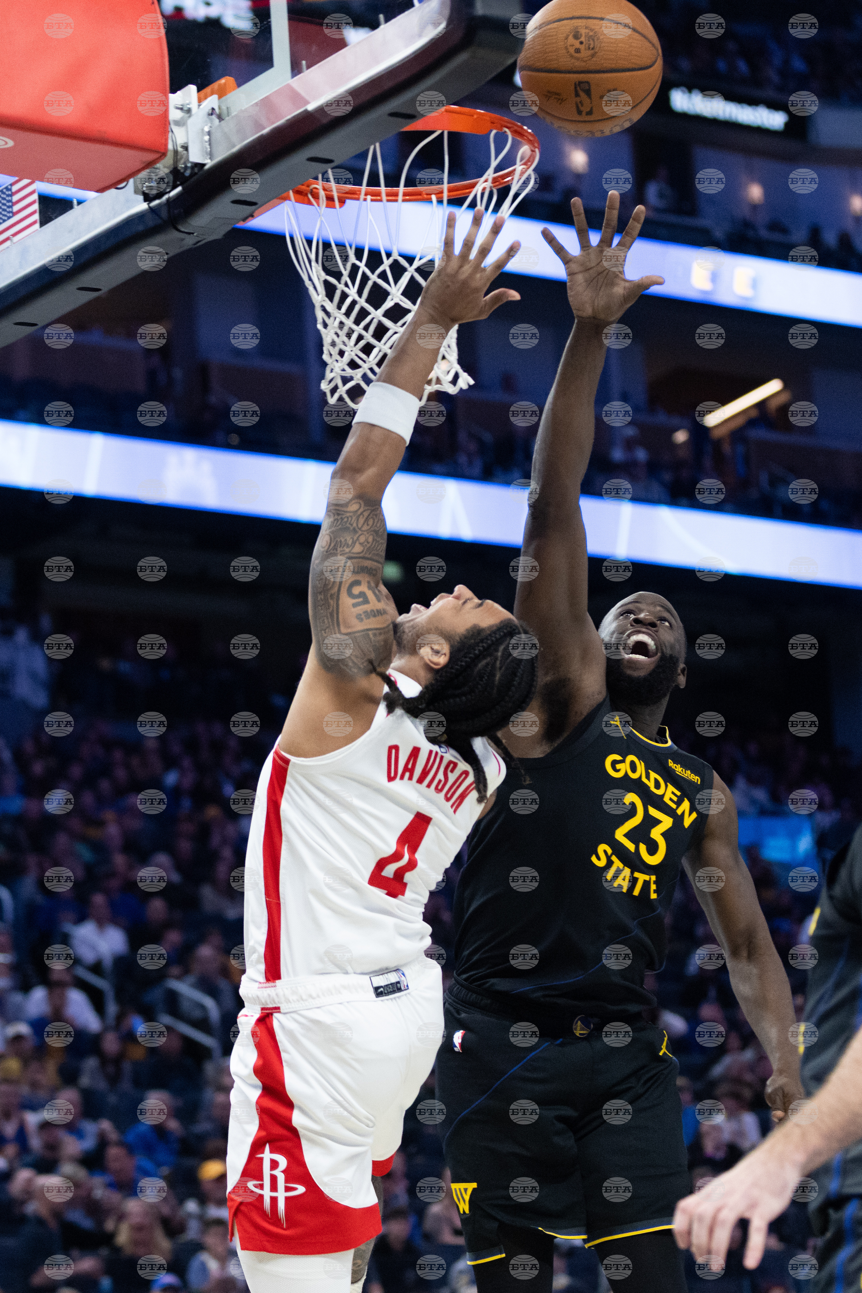 Rockets Warriors Basketball