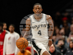 Spurs Trail Blazers Basketball