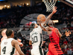 Spurs Trail Blazers Basketball