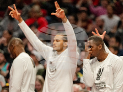 Spurs Trail Blazers Basketball