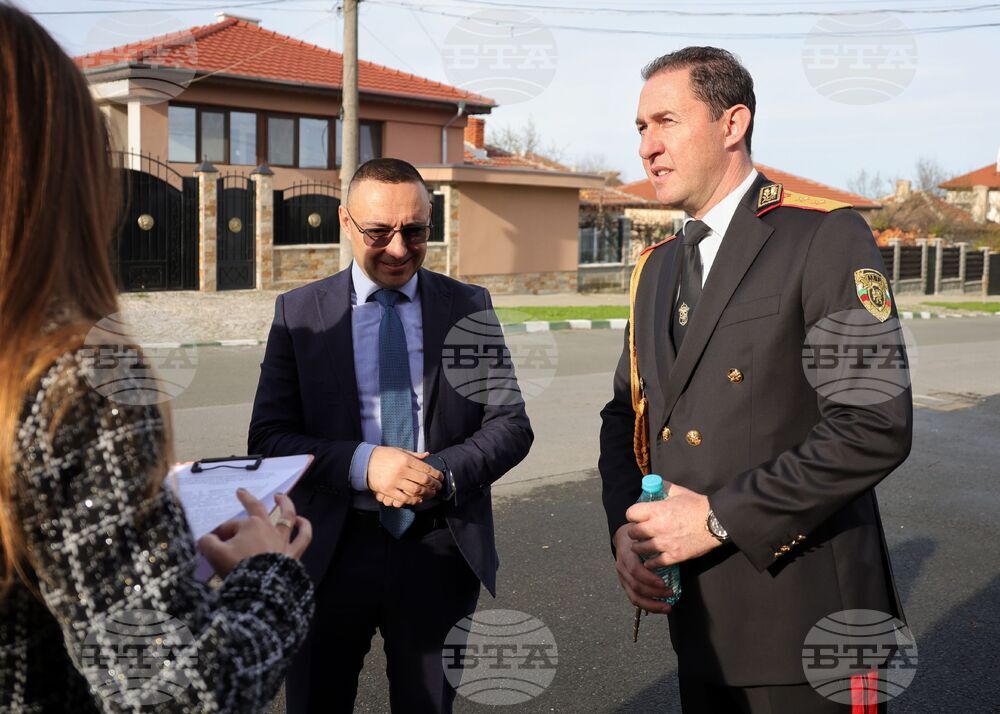 Средец - обновена сграда на пожарната служба - откриване