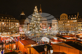 France Daily Life Holiday Lights