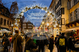 France Daily Life Holiday Lights