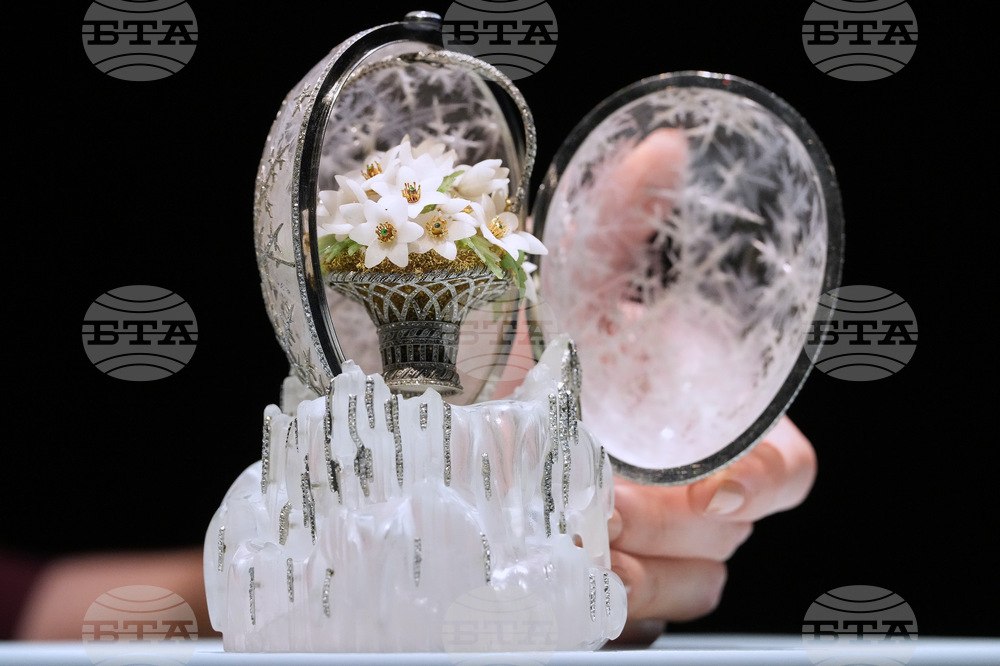 Яйце на Фаберже, украсено с 4500 диаманта, се очаква да бъде продадено за повече от 26 милиона долара на търг в Лондон