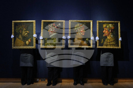 APTOPIX Britain Auction