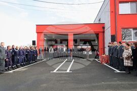 Средец - обновена сграда на пожарната служба - откриване