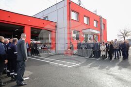 Средец - обновена сграда на пожарната служба - откриване