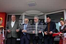 Средец - обновена сграда на пожарната служба - откриване