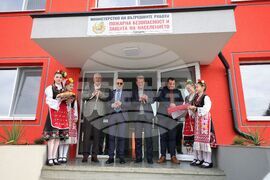 Средец - обновена сграда на пожарната служба - откриване