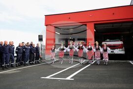 Средец - обновена сграда на пожарната служба - откриване