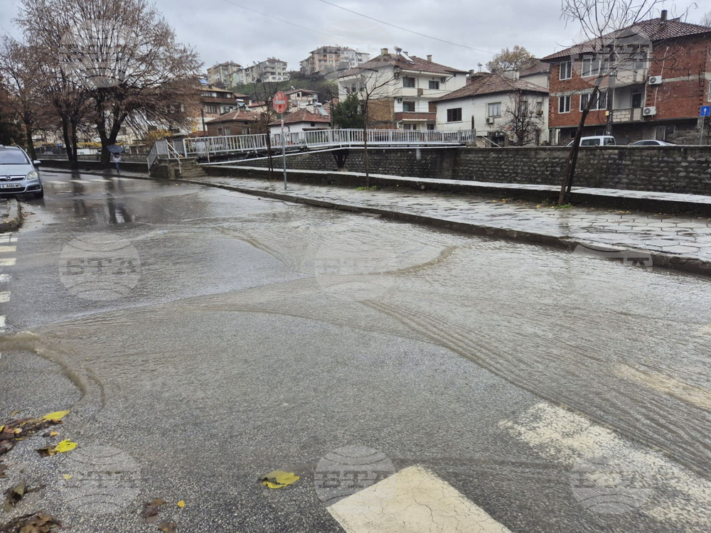 Сандански - наводнени участъци