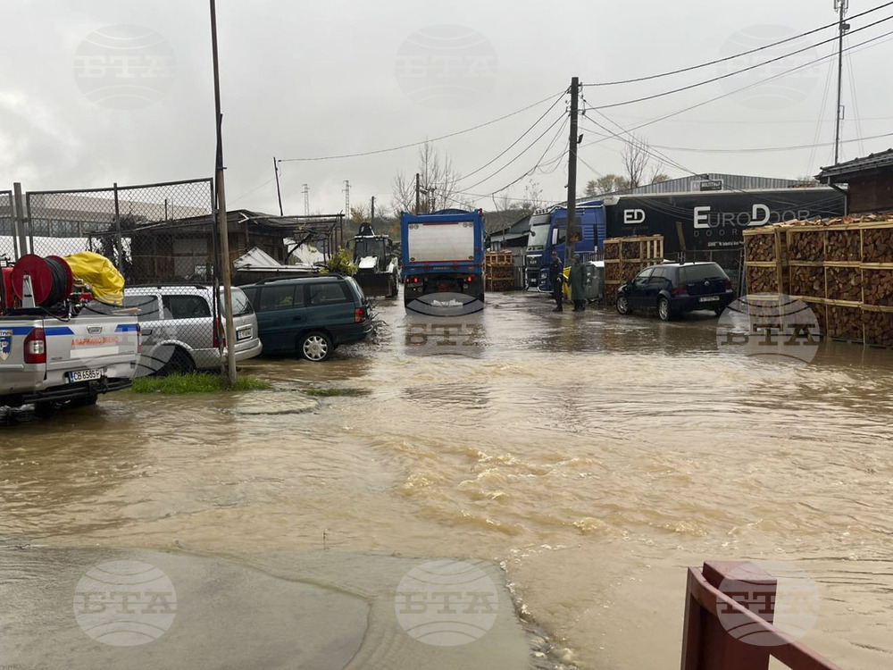 Сандански - наводнени участъци