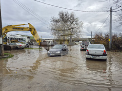 Сандански - наводнени участъци