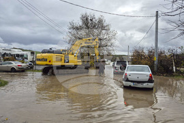 Сандански - наводнени участъци