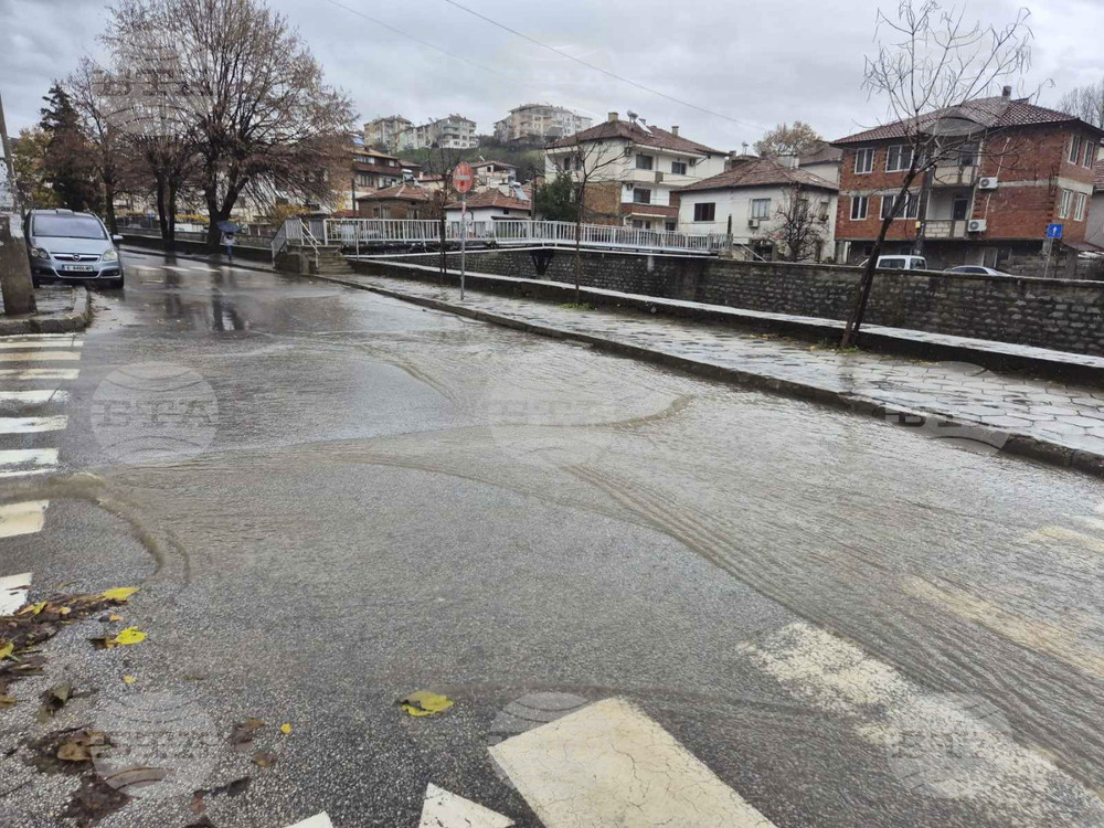 Сандански - наводнени участъци