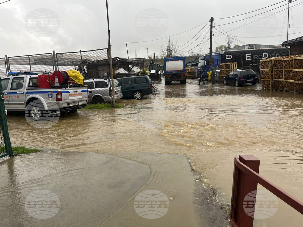 Сандански - наводнени участъци