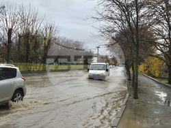 Сандански - наводнени участъци