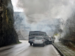 Ловеч - Единна спасителна система при верижна катастрофа - учение