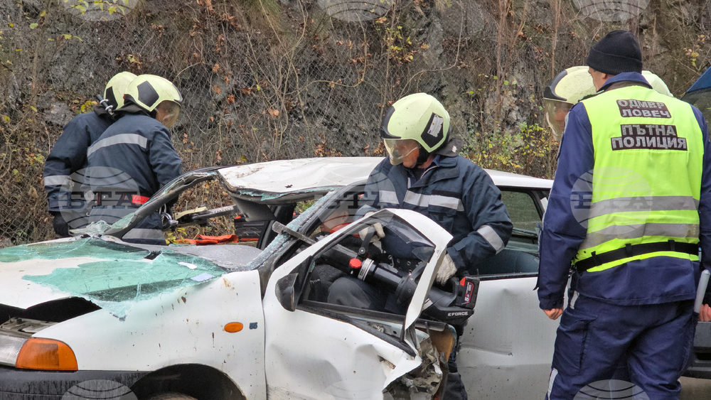 Ловеч - Единна спасителна система при верижна катастрофа - учение