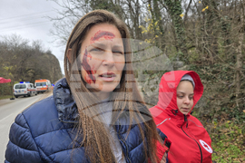 Ловеч - Единна спасителна система при верижна катастрофа - учение