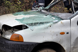 Ловеч - Единна спасителна система при верижна катастрофа - учение