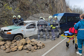 Ловеч - Единна спасителна система при верижна катастрофа - учение