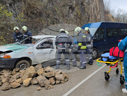 Ловеч - Единна спасителна система при верижна катастрофа - учение