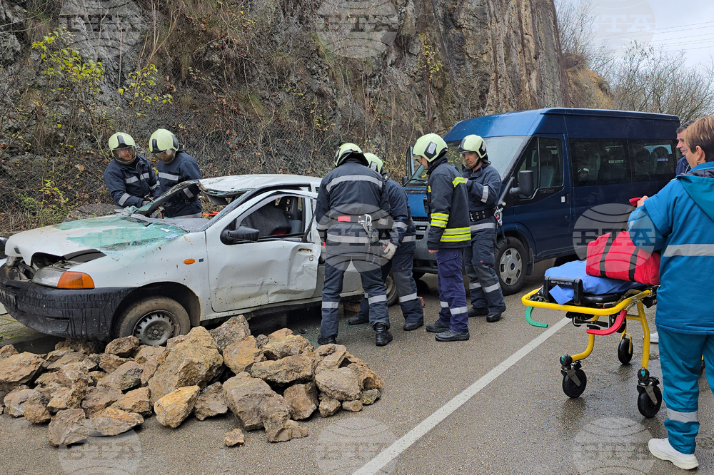 Ловеч - Единна спасителна система при верижна катастрофа - учение