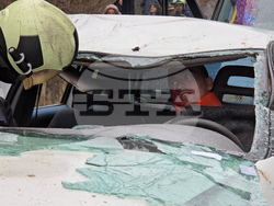 Ловеч - Единна спасителна система при верижна катастрофа - учение