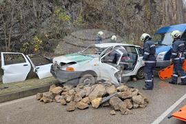 Ловеч - Единна спасителна система при верижна катастрофа - учение