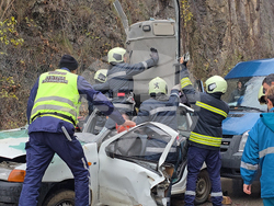 Ловеч - Единна спасителна система при верижна катастрофа - учение