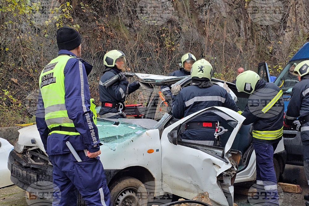 Ловеч - Единна спасителна система при верижна катастрофа - учение